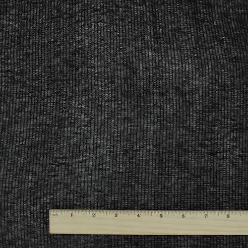 5 YD PC-Black/White Stripe Knit Mesh Fabric