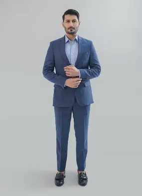 Admiral Blue Textured 2-Piece Suit