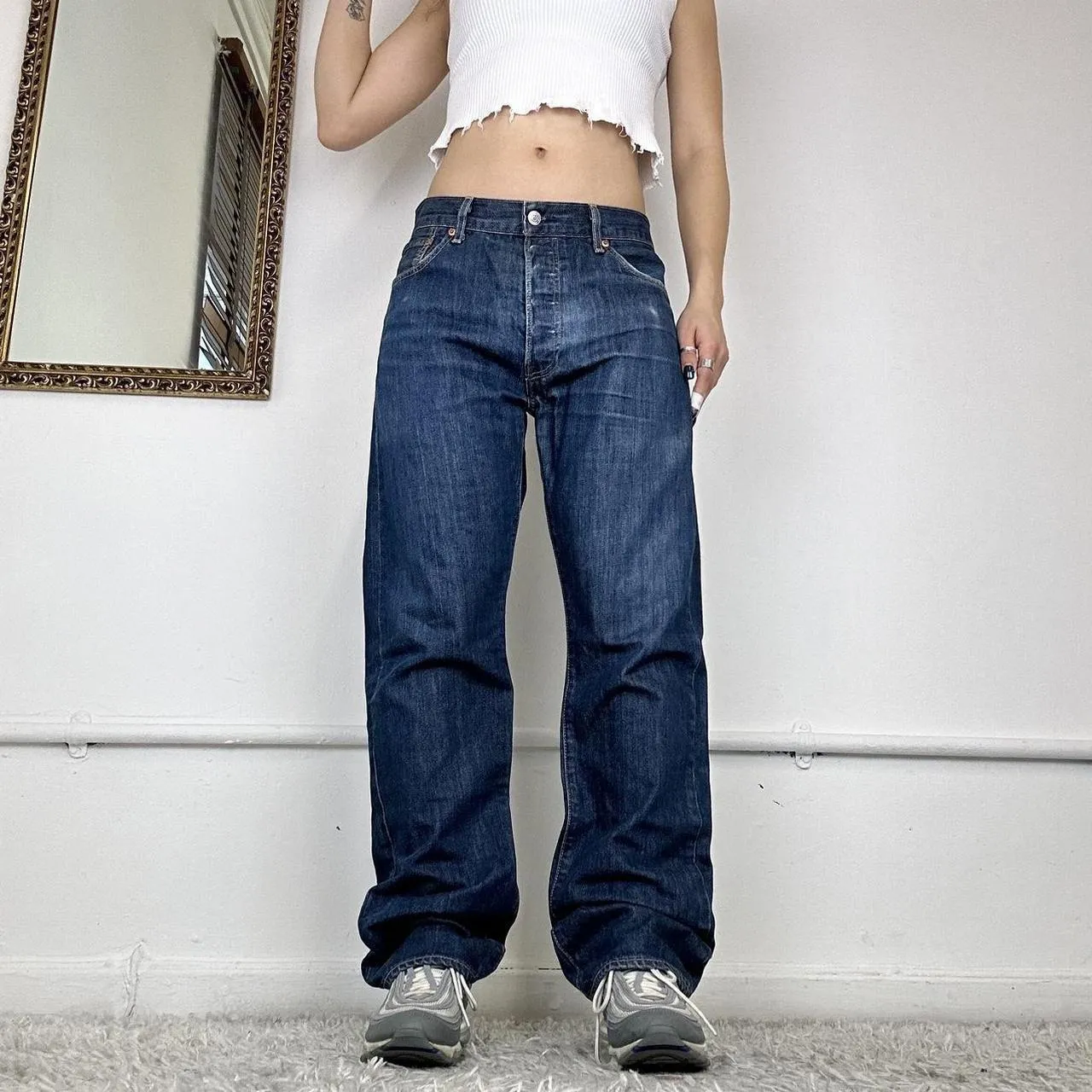 baggy wide leg jeans by levis