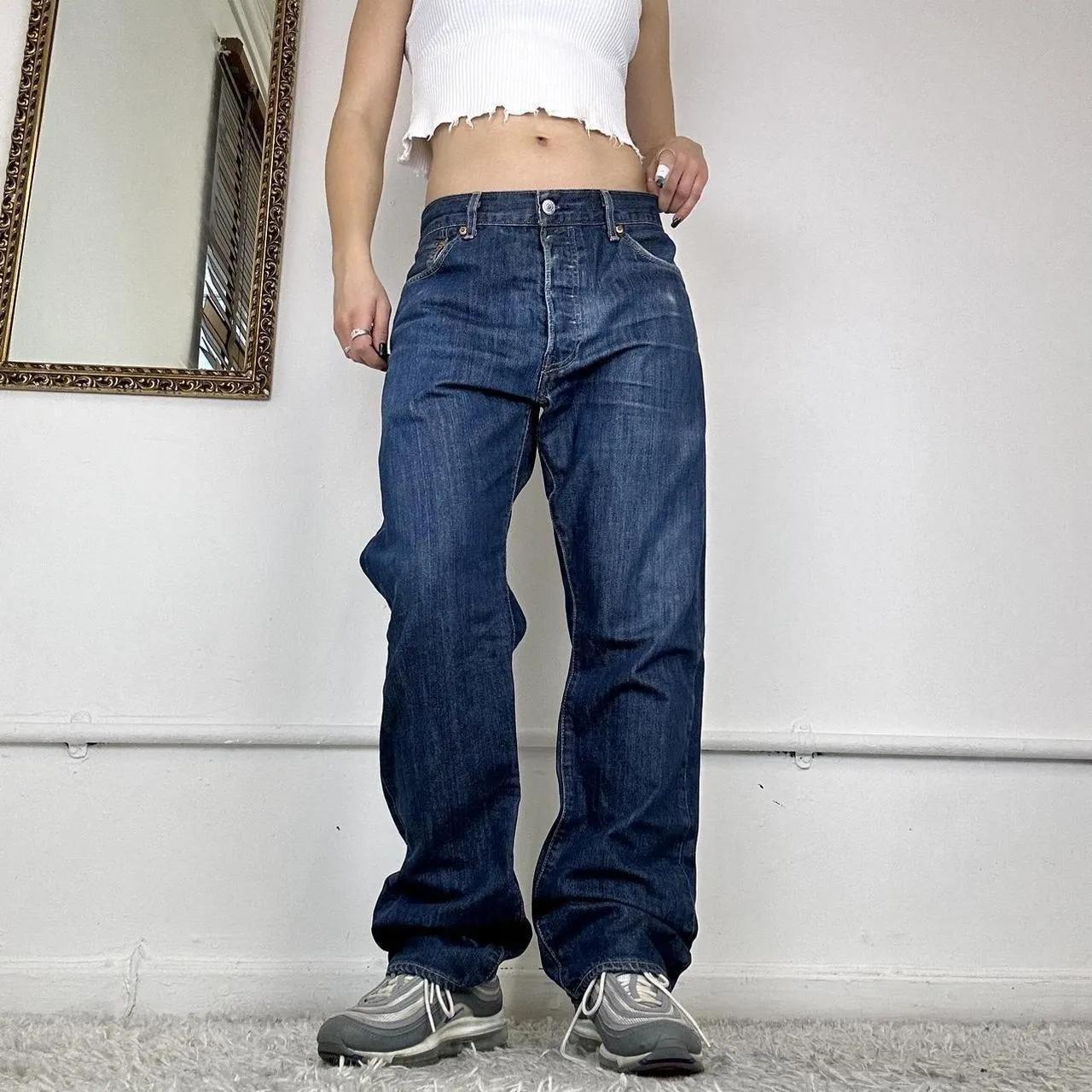 baggy wide leg jeans by levis