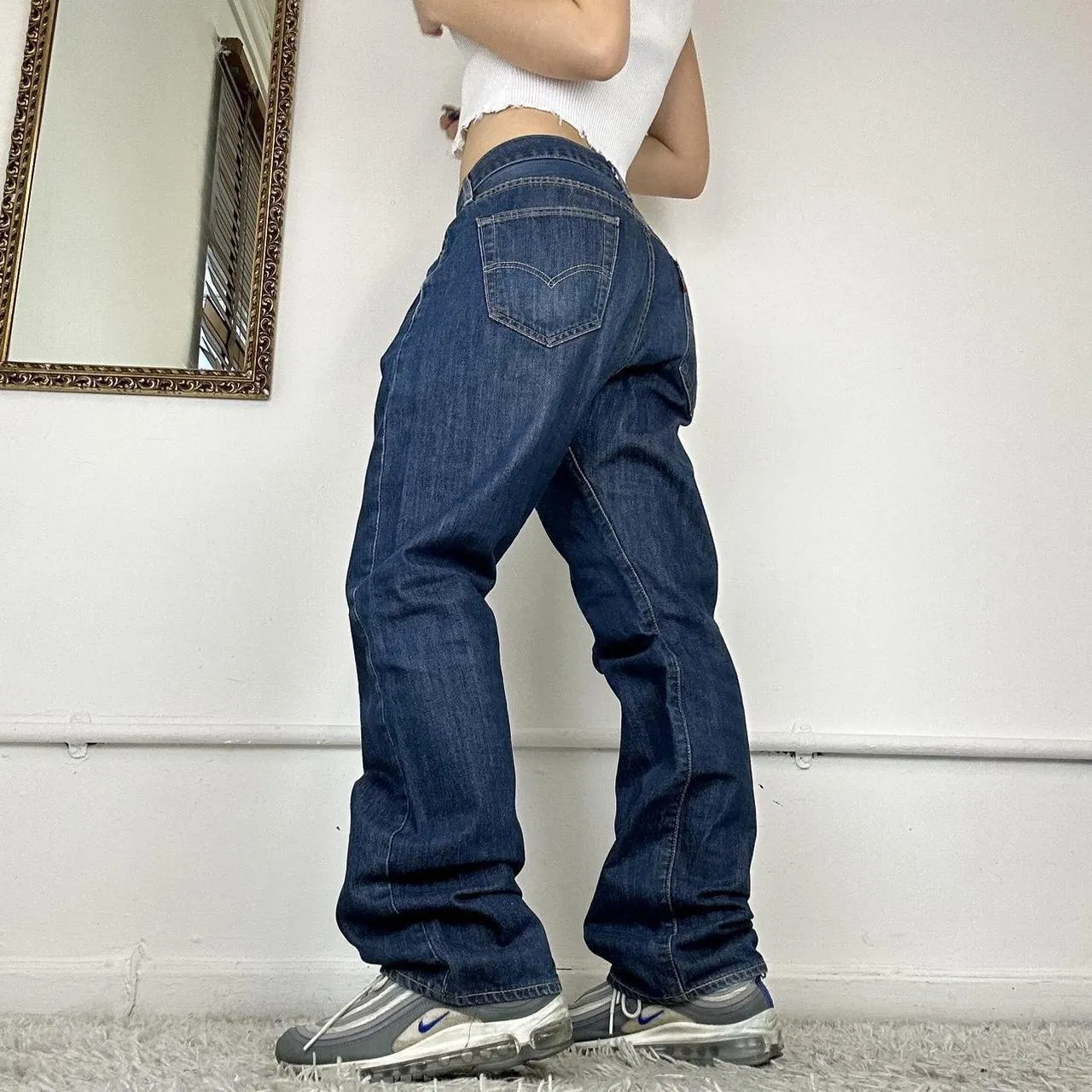 baggy wide leg jeans by levis