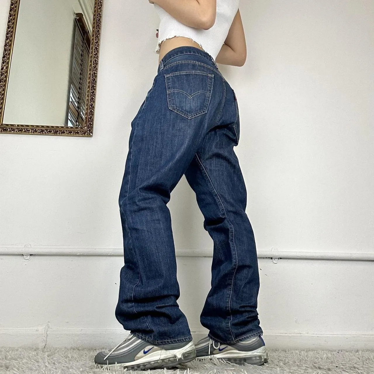 baggy wide leg jeans by levis