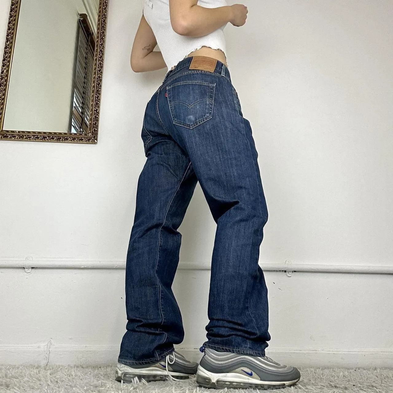 baggy wide leg jeans by levis