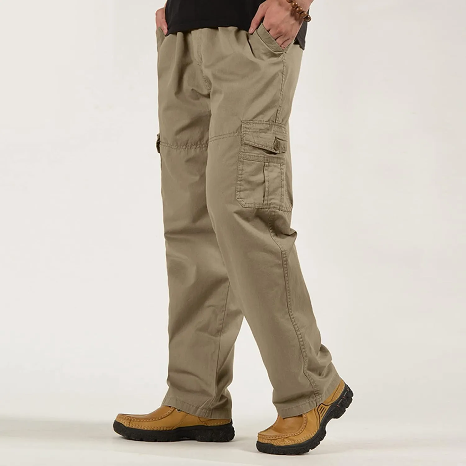 Cargo Pants for Men Big and Tall, Pants Men's Lightweight Relaxed Fit Cargo Pant Mens Work Hiking Ripstop Pants Cargo