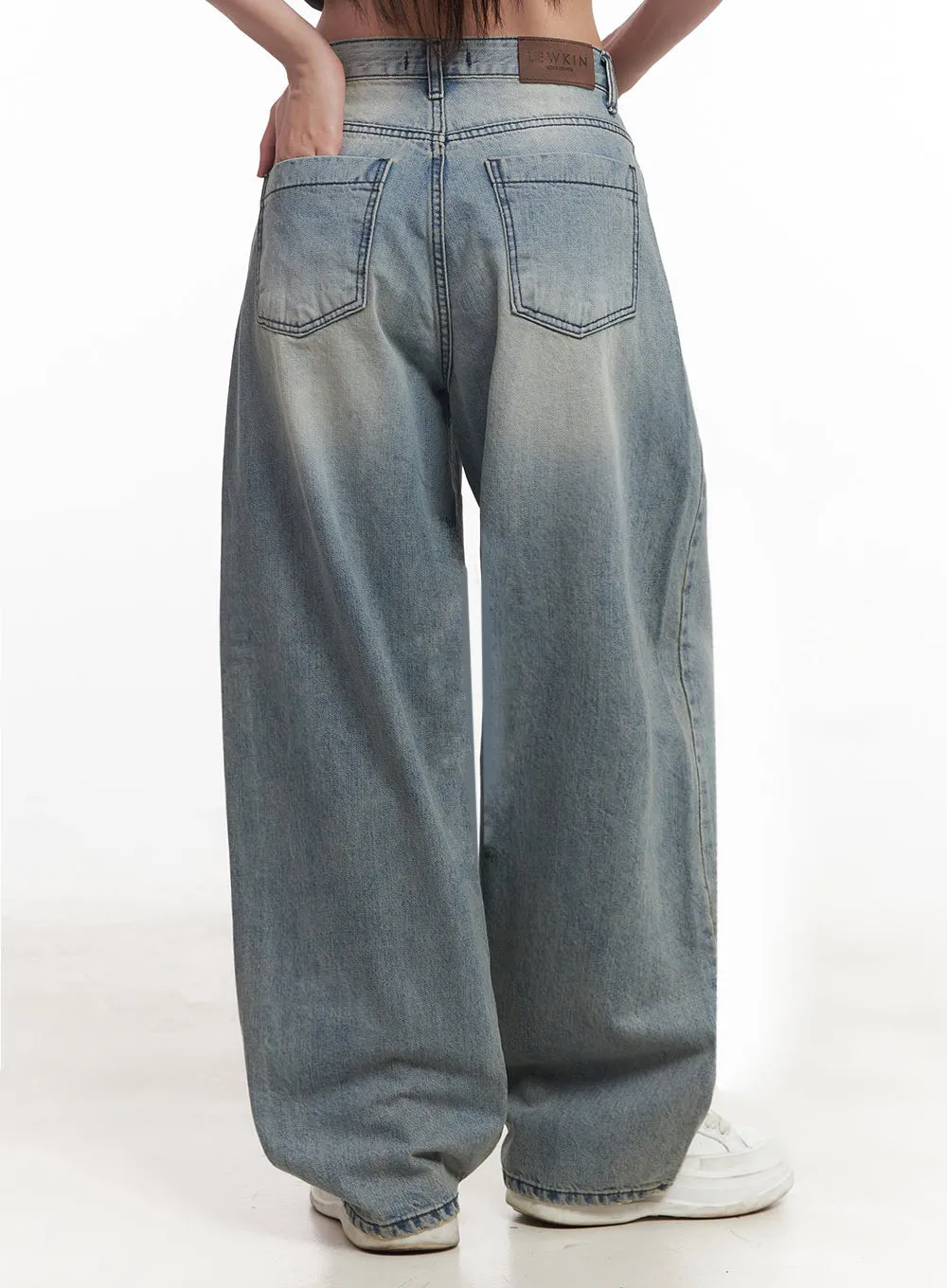 Casey Washed Baggy Jeans IM528