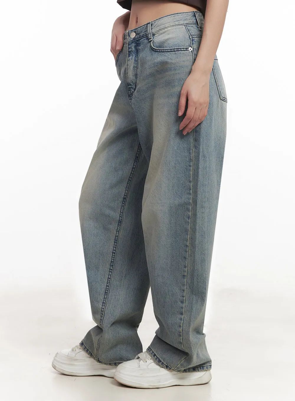 Casey Washed Baggy Jeans IM528