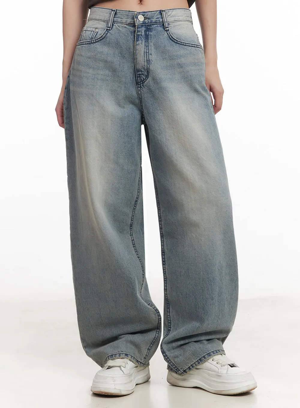 Casey Washed Baggy Jeans IM528