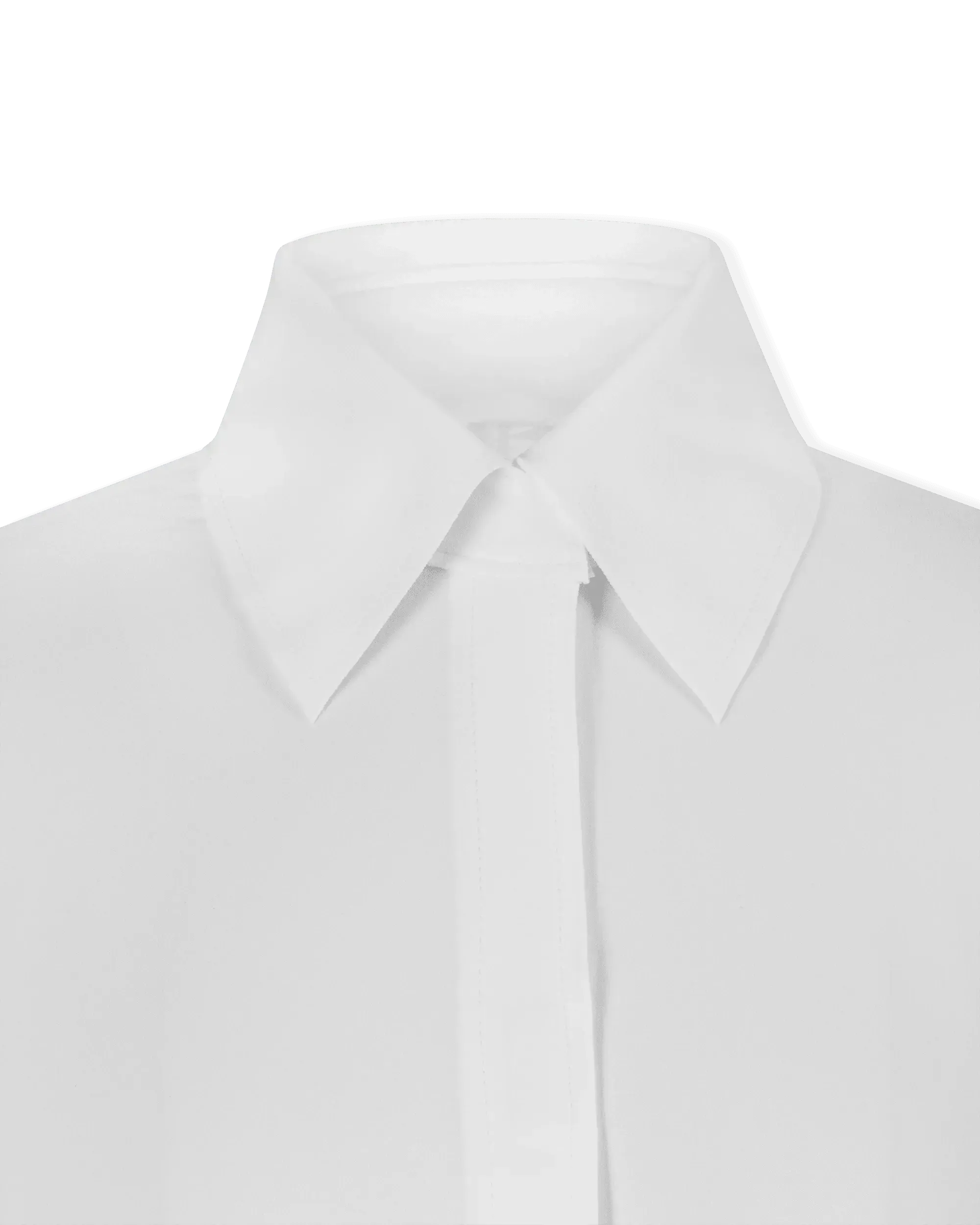 Collar Stand Dress Shirt