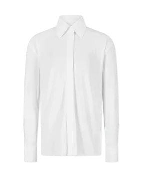 Collar Stand Dress Shirt