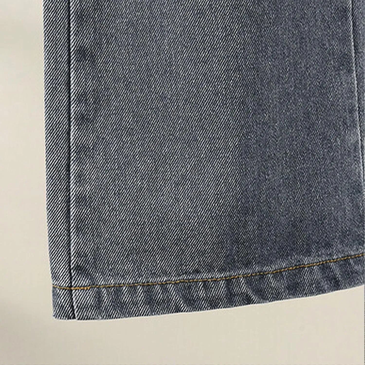 Girls Ripped Jeans Elastic Waist Distressed Straight Leg Denim Jeans Streetwear Hip Hop Pants Washed Boyfriend Jeans