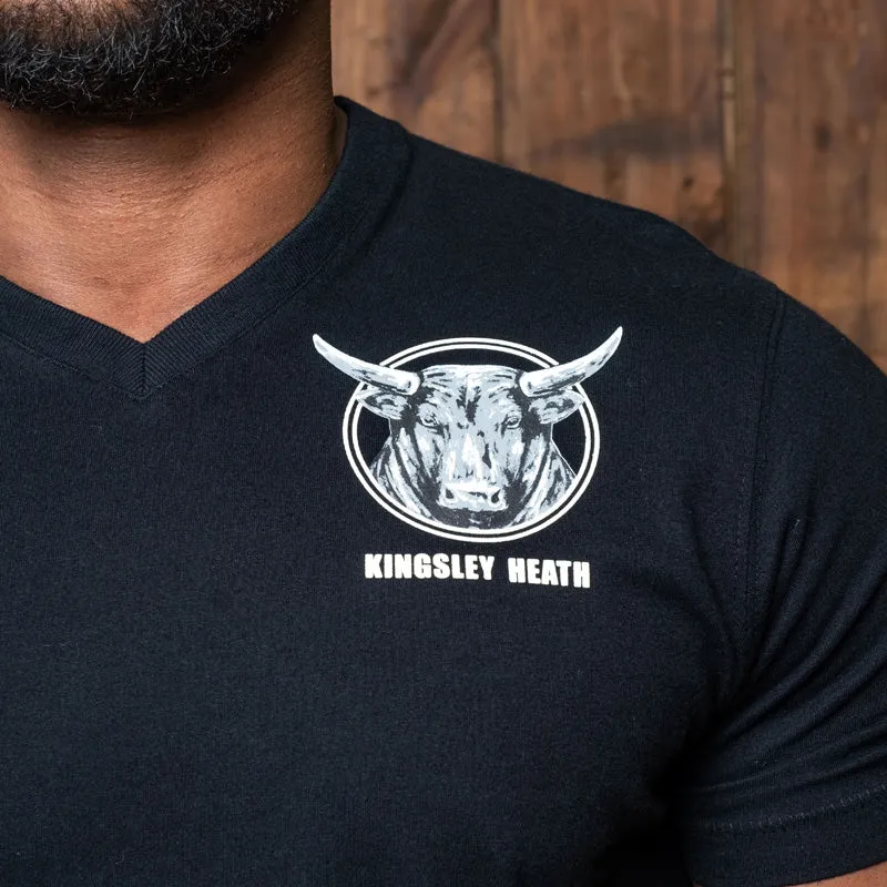 Head On Bull V-Neck Tee Mamba