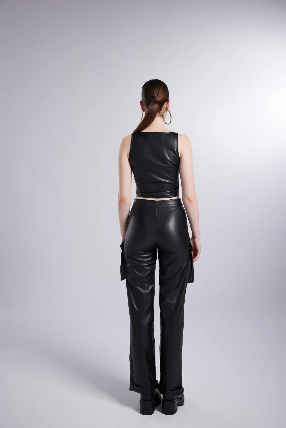 Hera Leather Pants Black