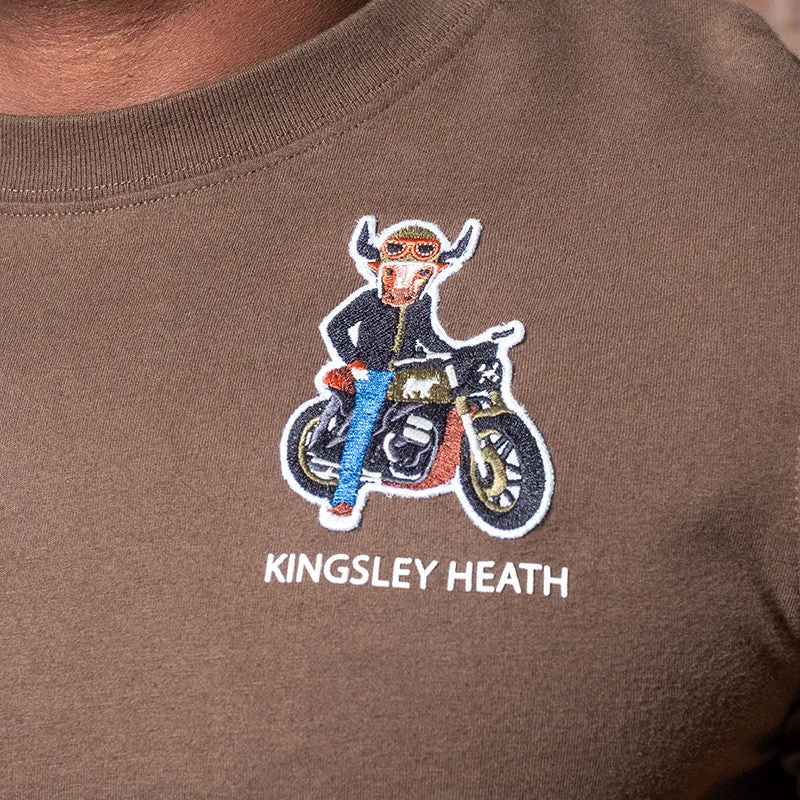 Hit The Road Badge Crew Tee Fatigue