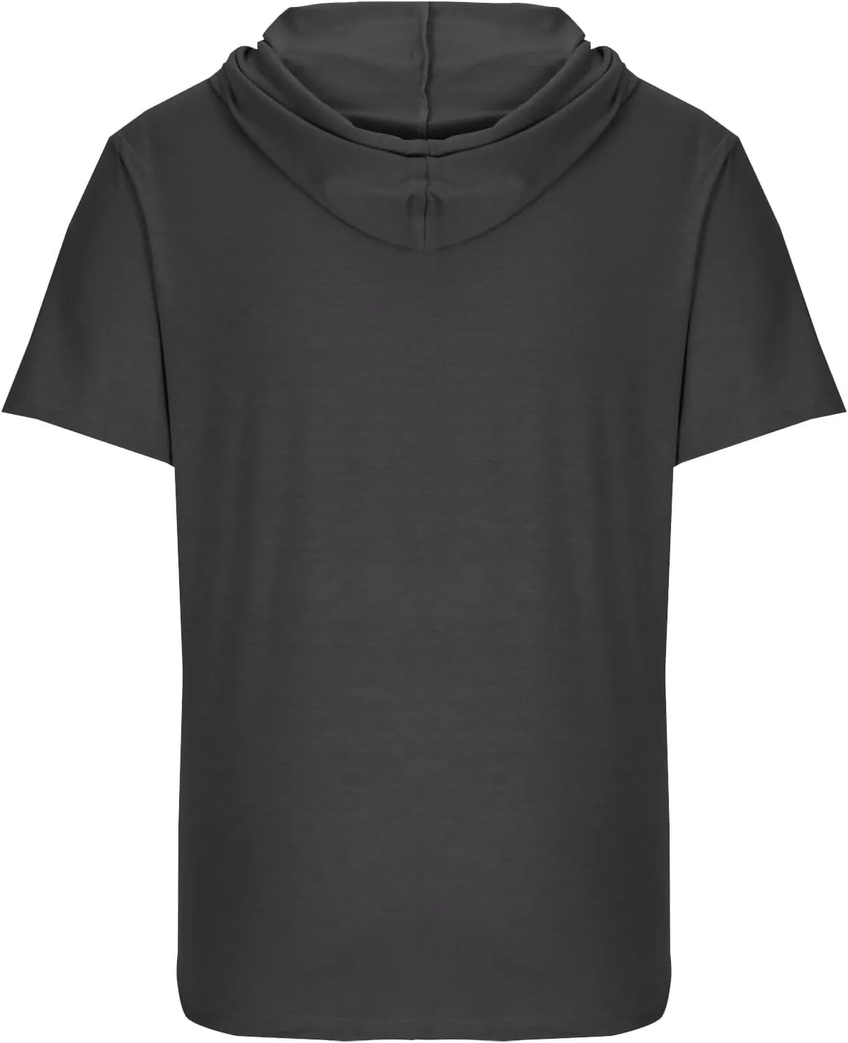 Mens T-Shirts Big and Tall Short Sleeve Solid Hoodies Shirt Causal Summer Vacation Shirts Gym Workout Tee Tops