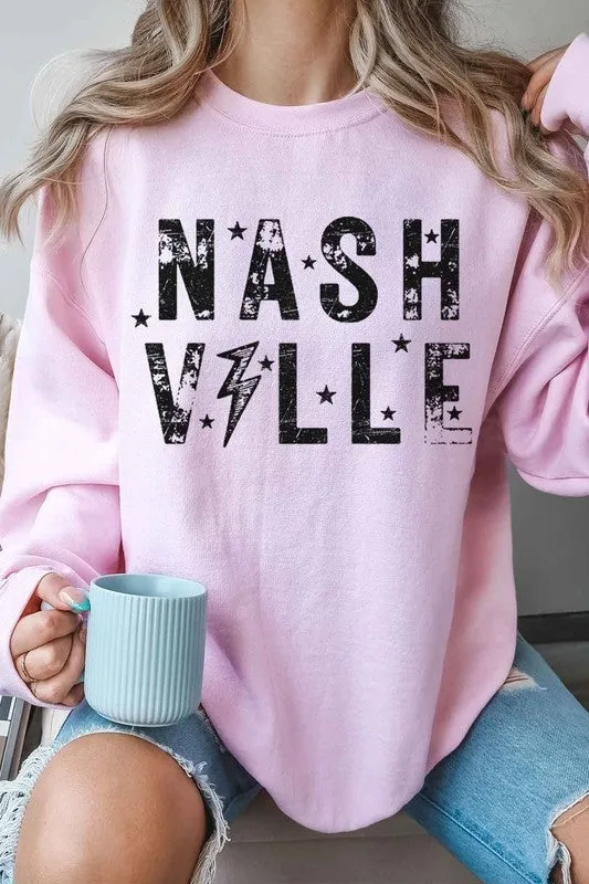 NASHVILLE TENNESSEE OVERSIZED SWEATSHIRT