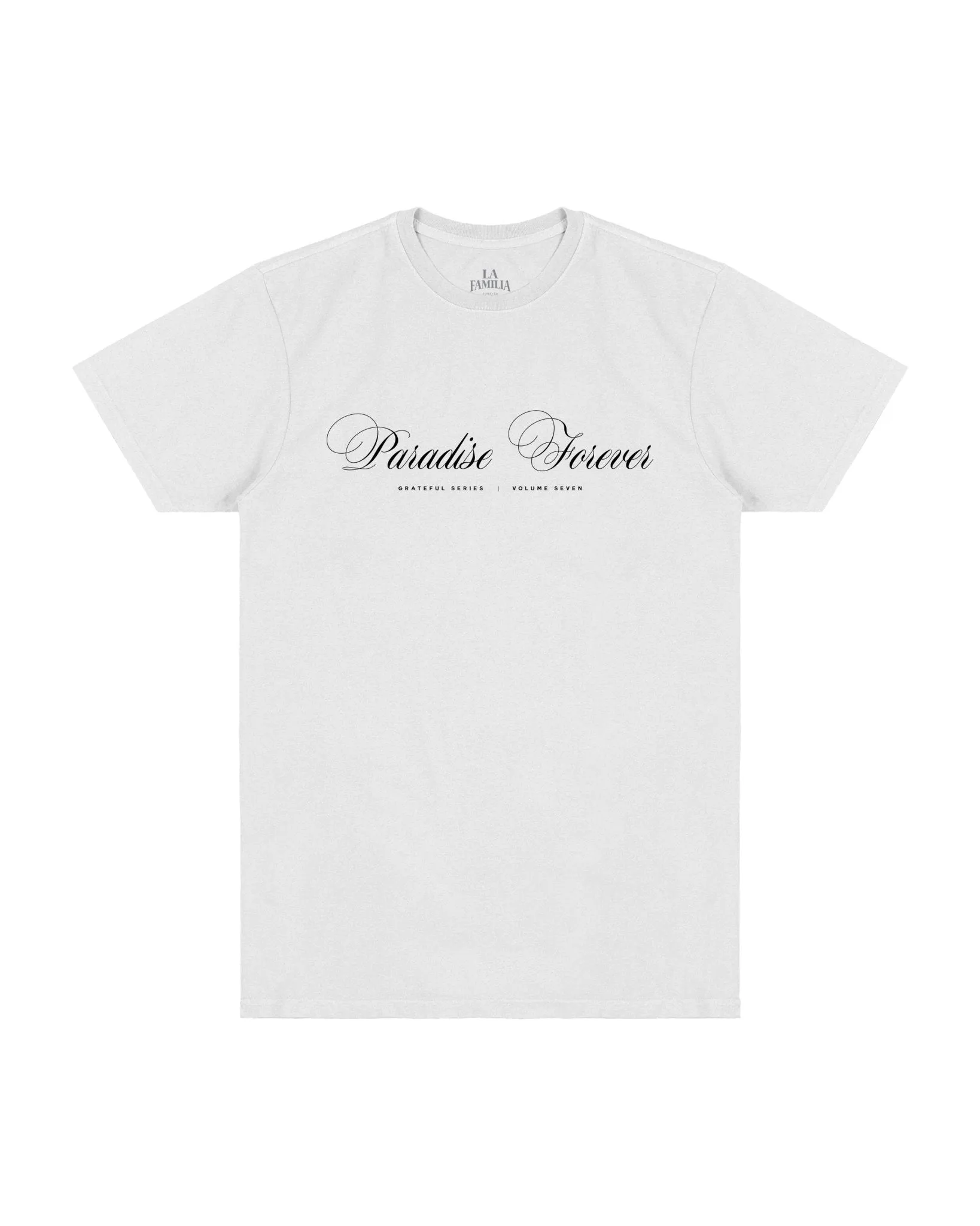 PARADISE FOREVER SS TEE (FRONT/BACK)