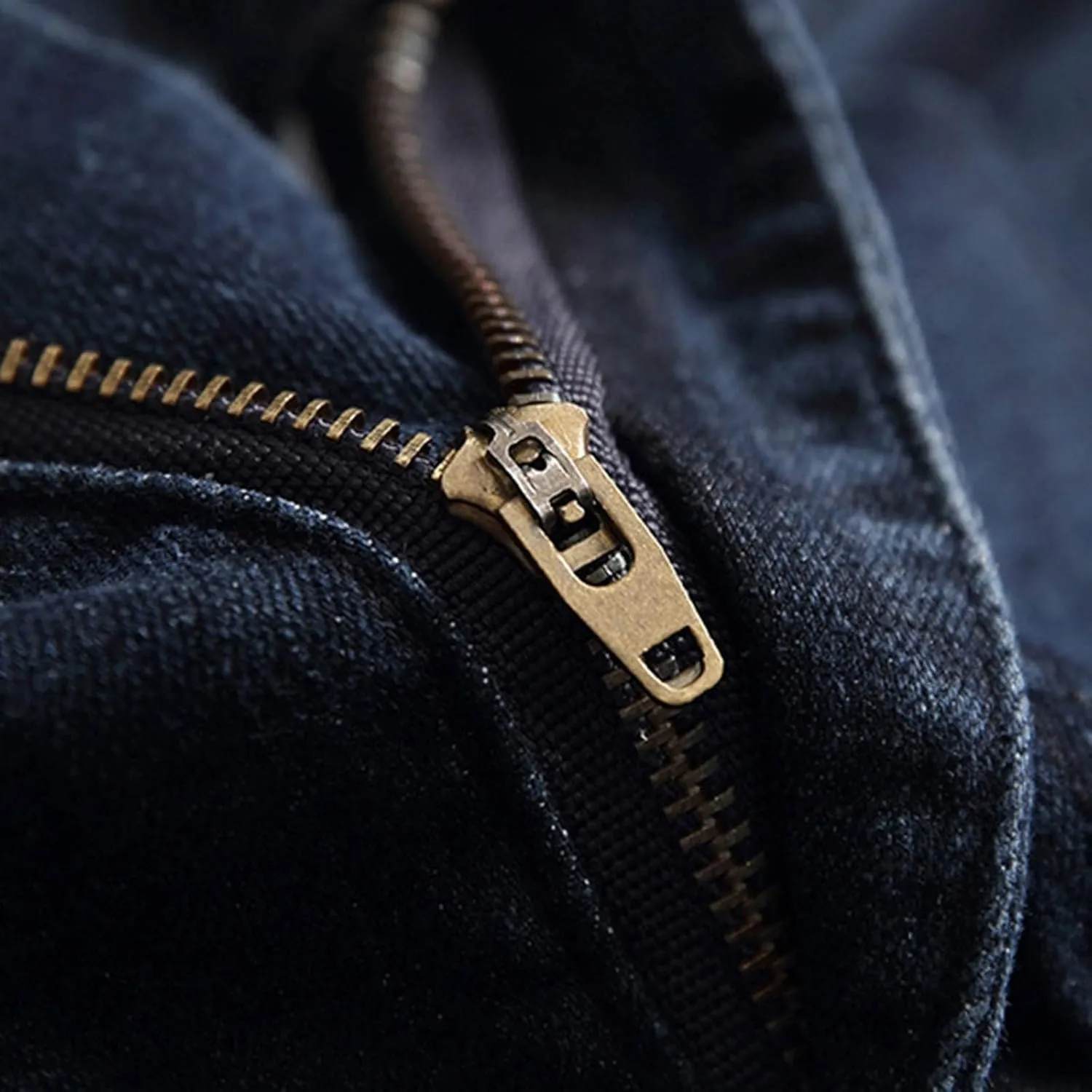 Ripped Jeans Men Baggy Classic Vintage Straight Wide Leg Denim Pants Baggy Jeans Trousers Mulit Pockets