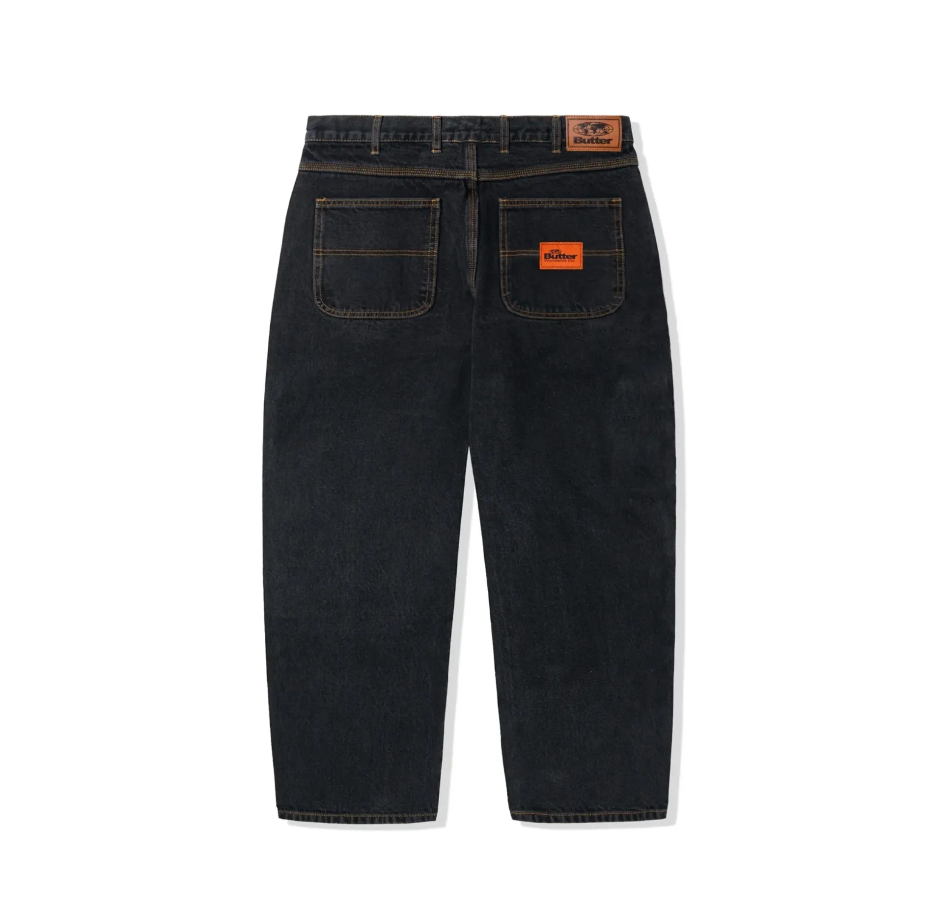 Santosuosso Denim Jeans - Washed Black (Blue Hat)
