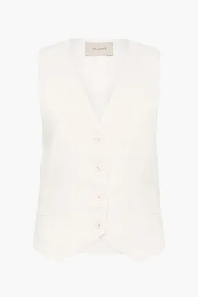 TAILORED LINEN VEST