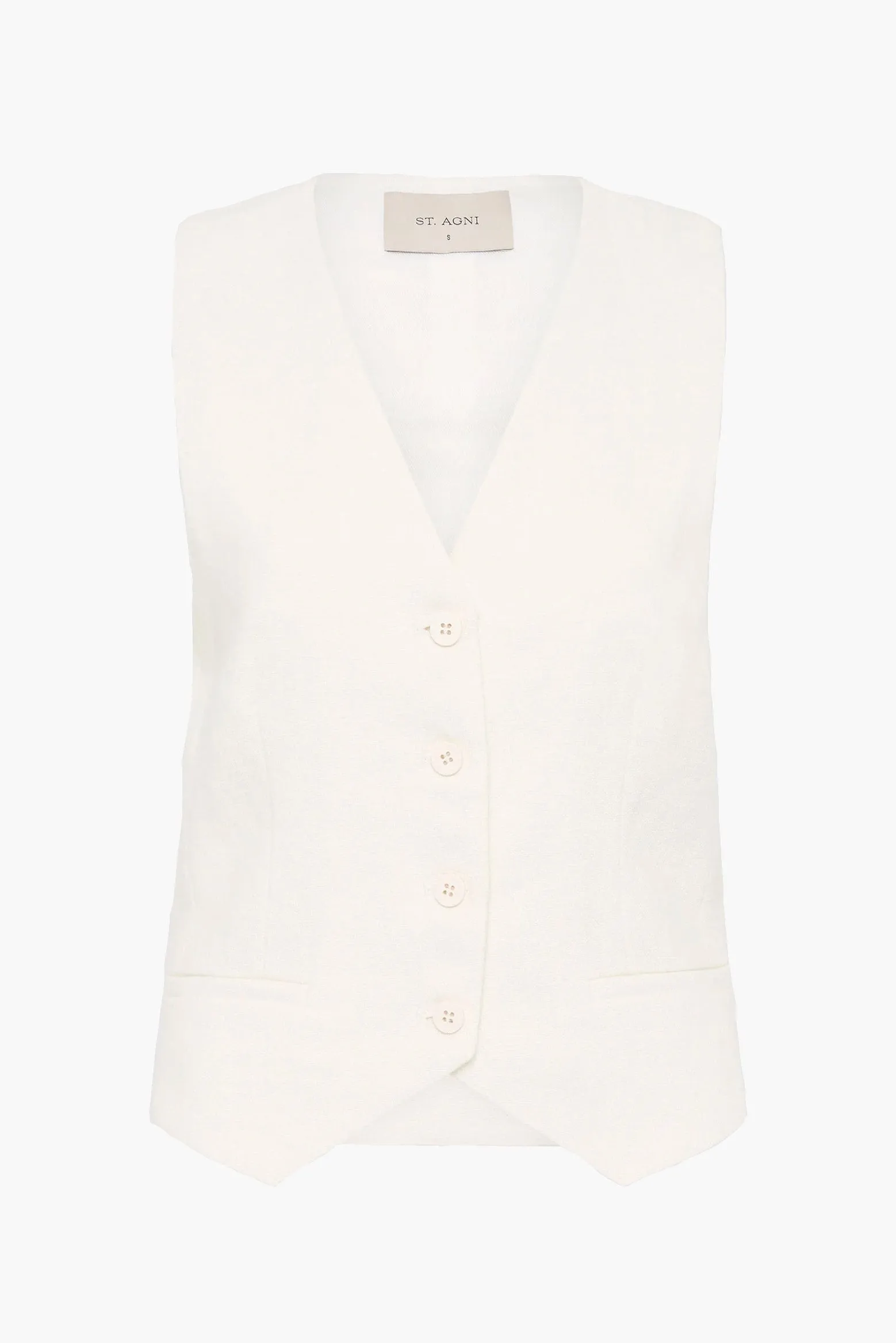 TAILORED LINEN VEST