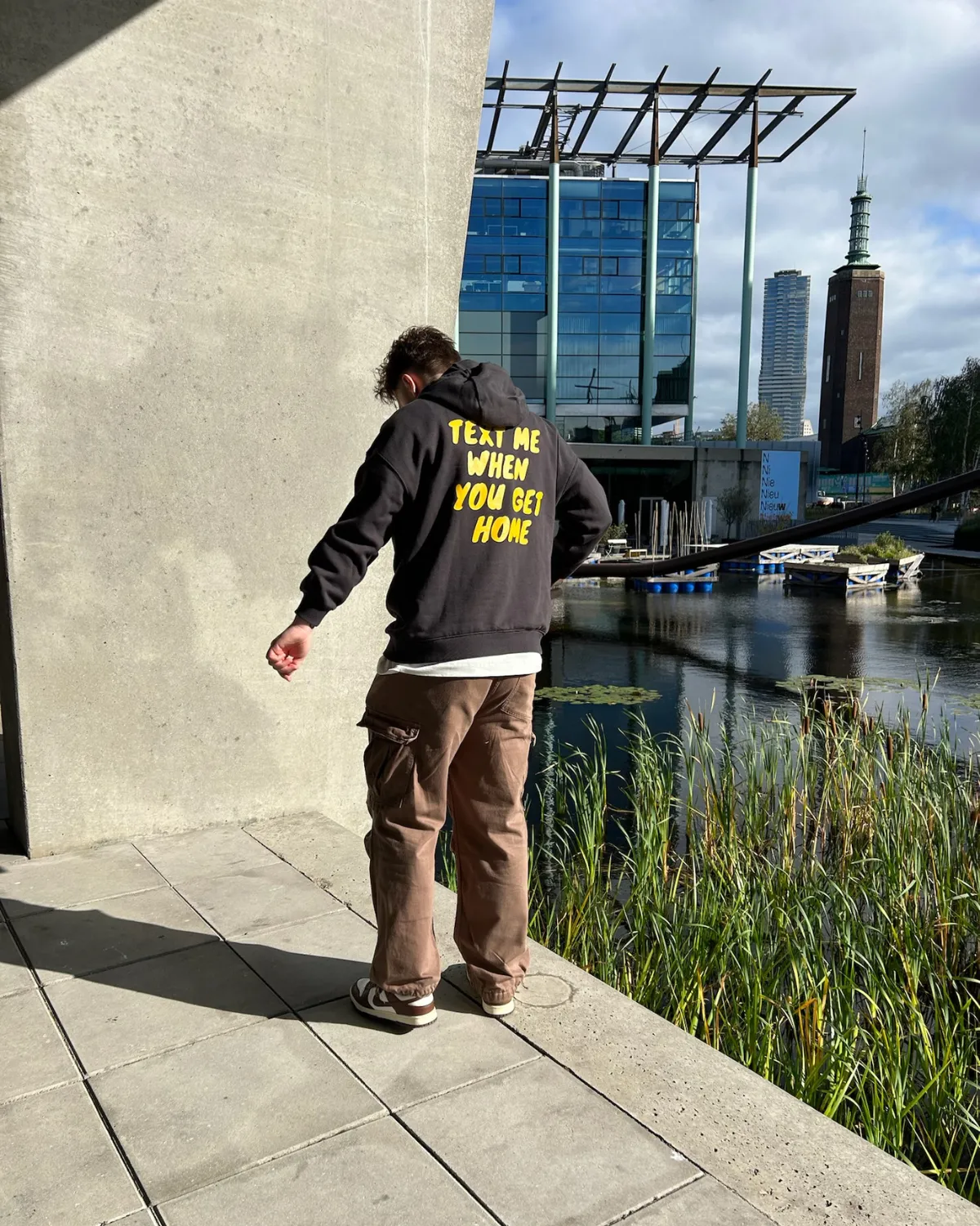 Text Me Heavyweight Hoodie