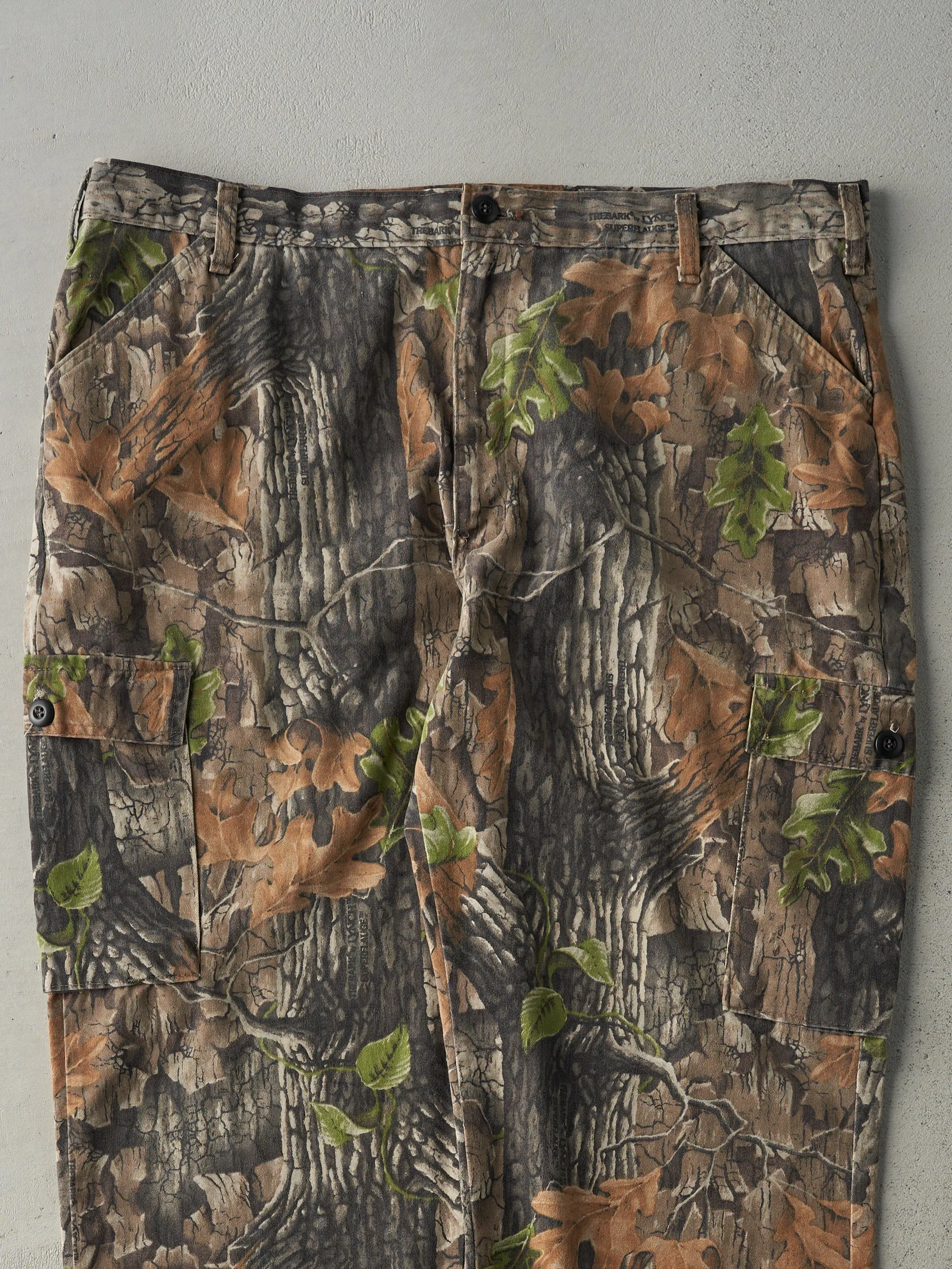 Vintage 90s Camo Lynch x Trebark Camo Cargo Pants (42x31.5)
