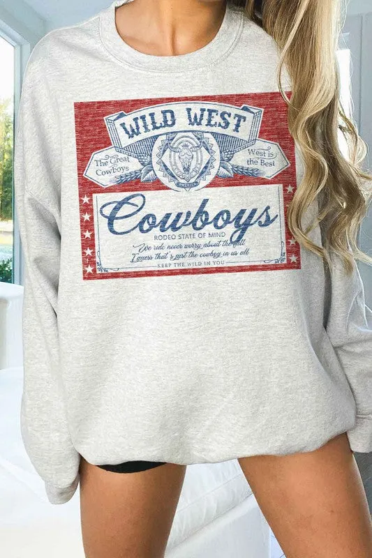 Wild West Cowboys {oversized sweatshirt}