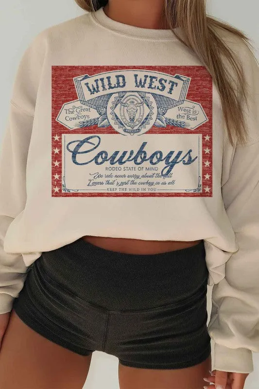 Wild West Cowboys {oversized sweatshirt}