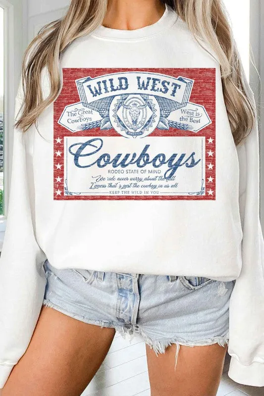 Wild West Cowboys {oversized sweatshirt}