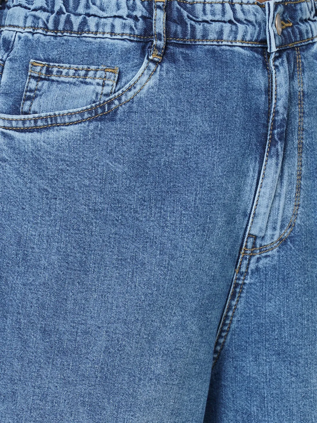 Women High-Rise Baggy Fit Jeans