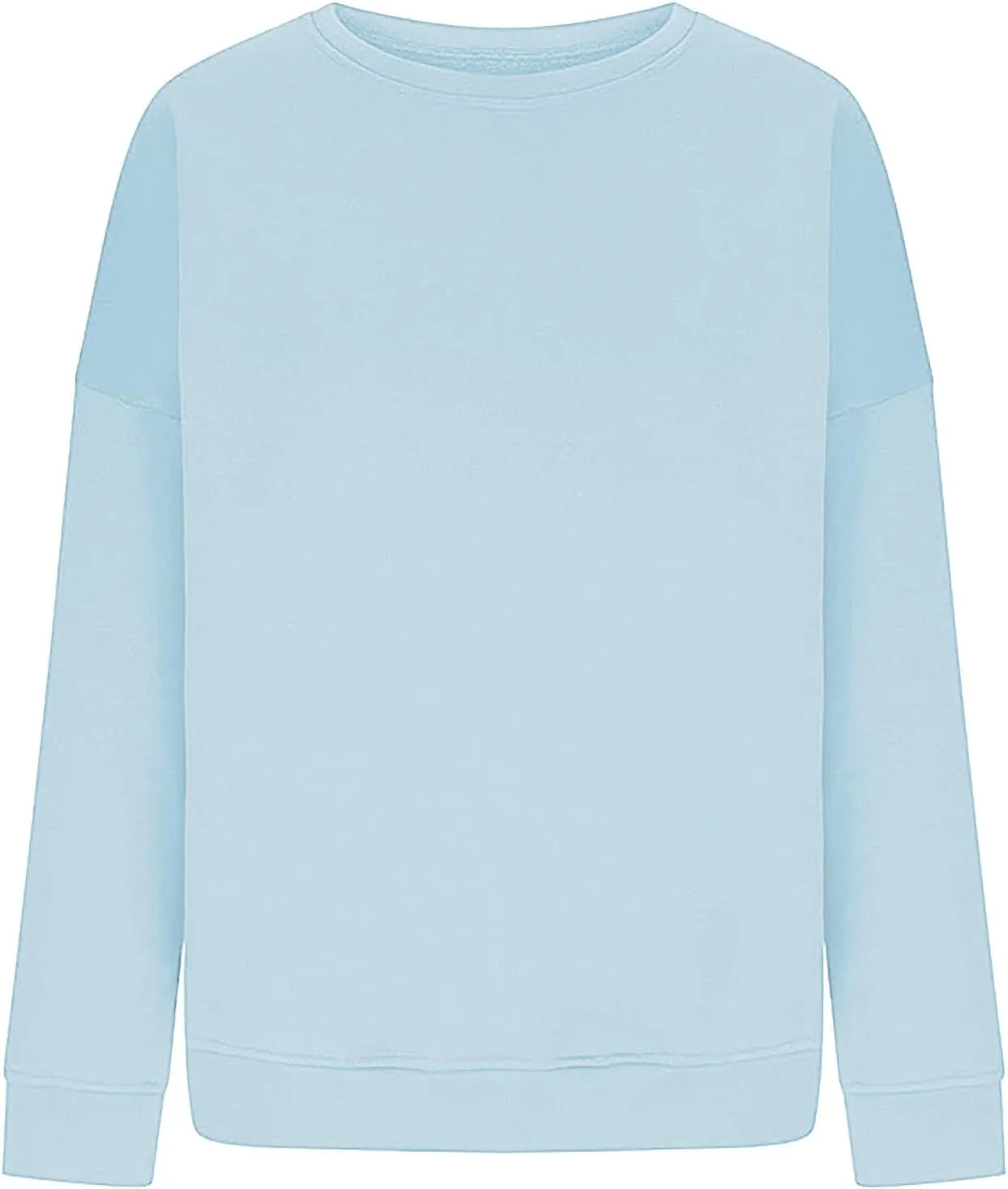 Women Trendy 2024 Winter Sweatshirts Oversized Fleece Long Sleeve Casual Basic Pullover Sweaters Teen Girls Clothes