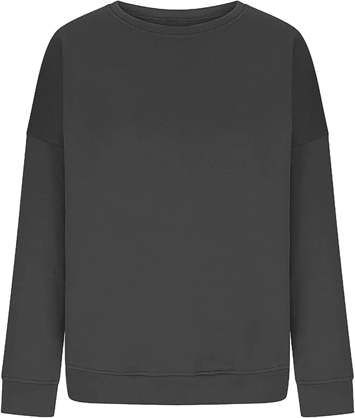 Women Trendy 2024 Winter Sweatshirts Oversized Fleece Long Sleeve Casual Basic Pullover Sweaters Teen Girls Clothes