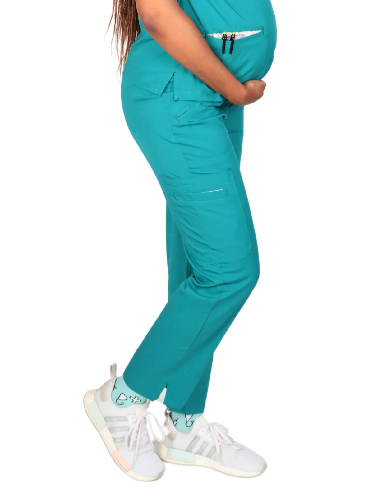 Women's 8520 Quattro Maternity Cargo Scrub Pant