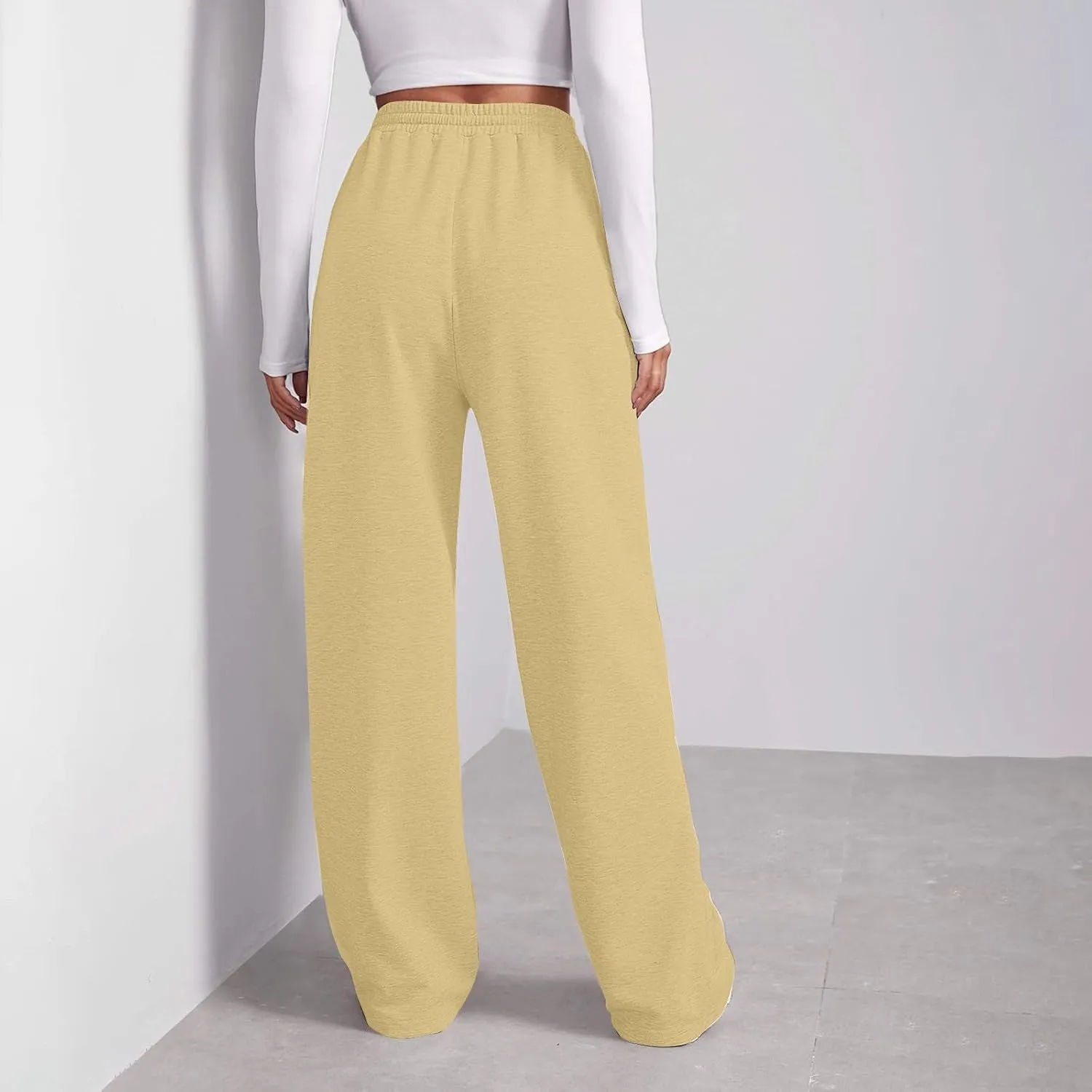 Womens Cargo Sweatpants Wide Leg Y2k Pants for Women Warm Casual Casual Loose Trousers Workout for Yoga Sweat Pants