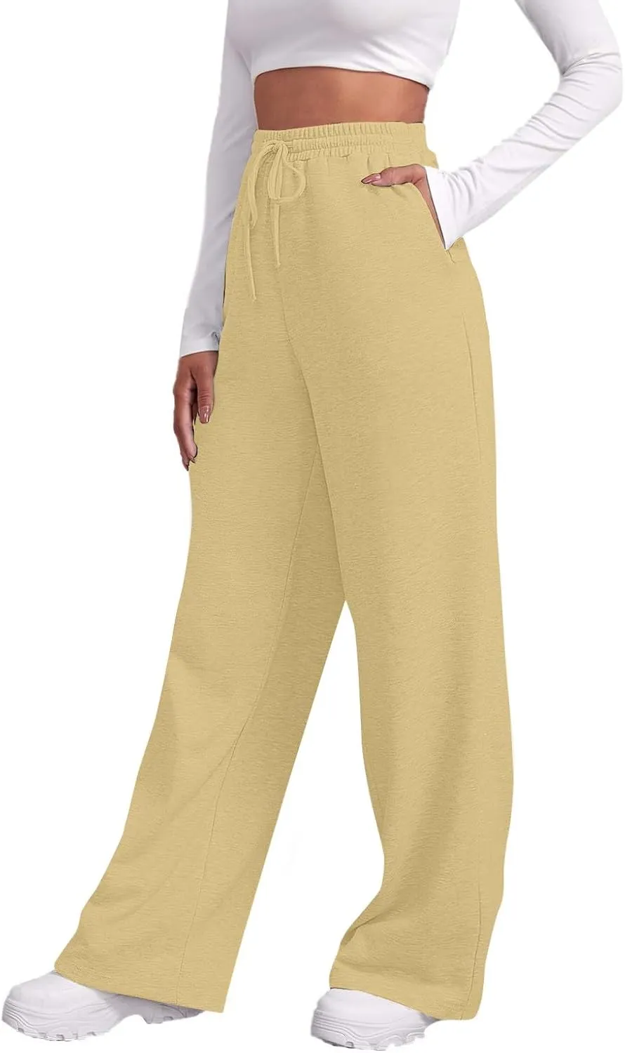 Womens Cargo Sweatpants Wide Leg Y2k Pants for Women Warm Casual Casual Loose Trousers Workout for Yoga Sweat Pants