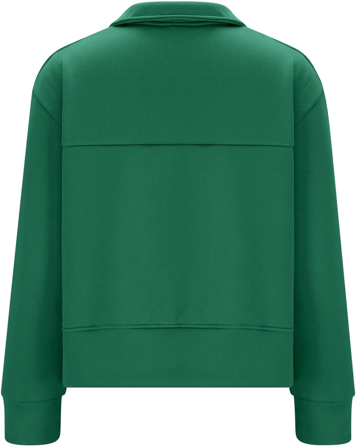 Women's Half Zip Up Sweatshirts Casual Long Sleeve Oversized Pullover Trendy Collared Fall Fashion Tops Winter Clothes