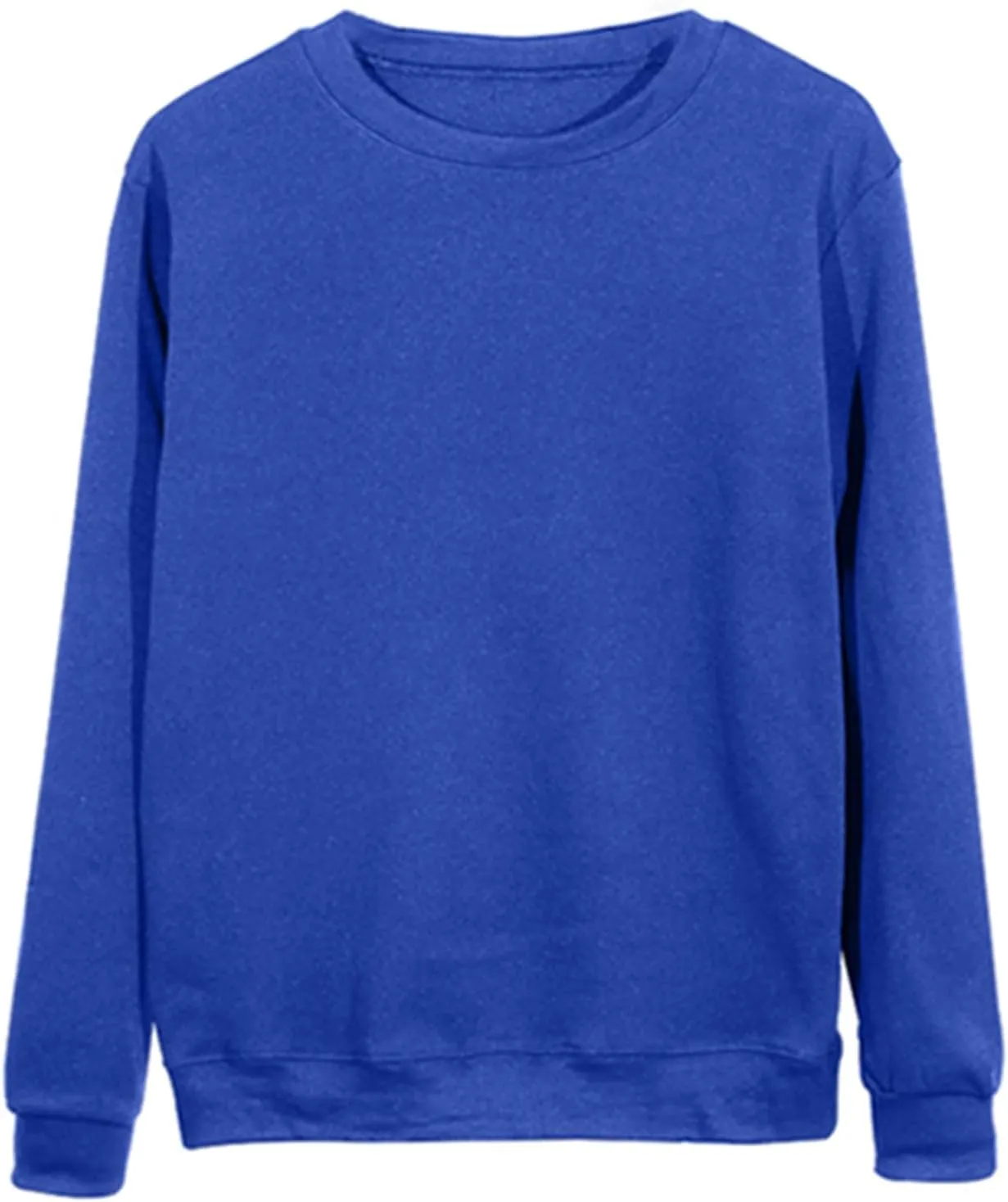 Womens Long Sleeve Crewneck Sweatshirt Fall Fashion 2024 Dressy Casual Loose Comfy Pullover Tops Regular Fit