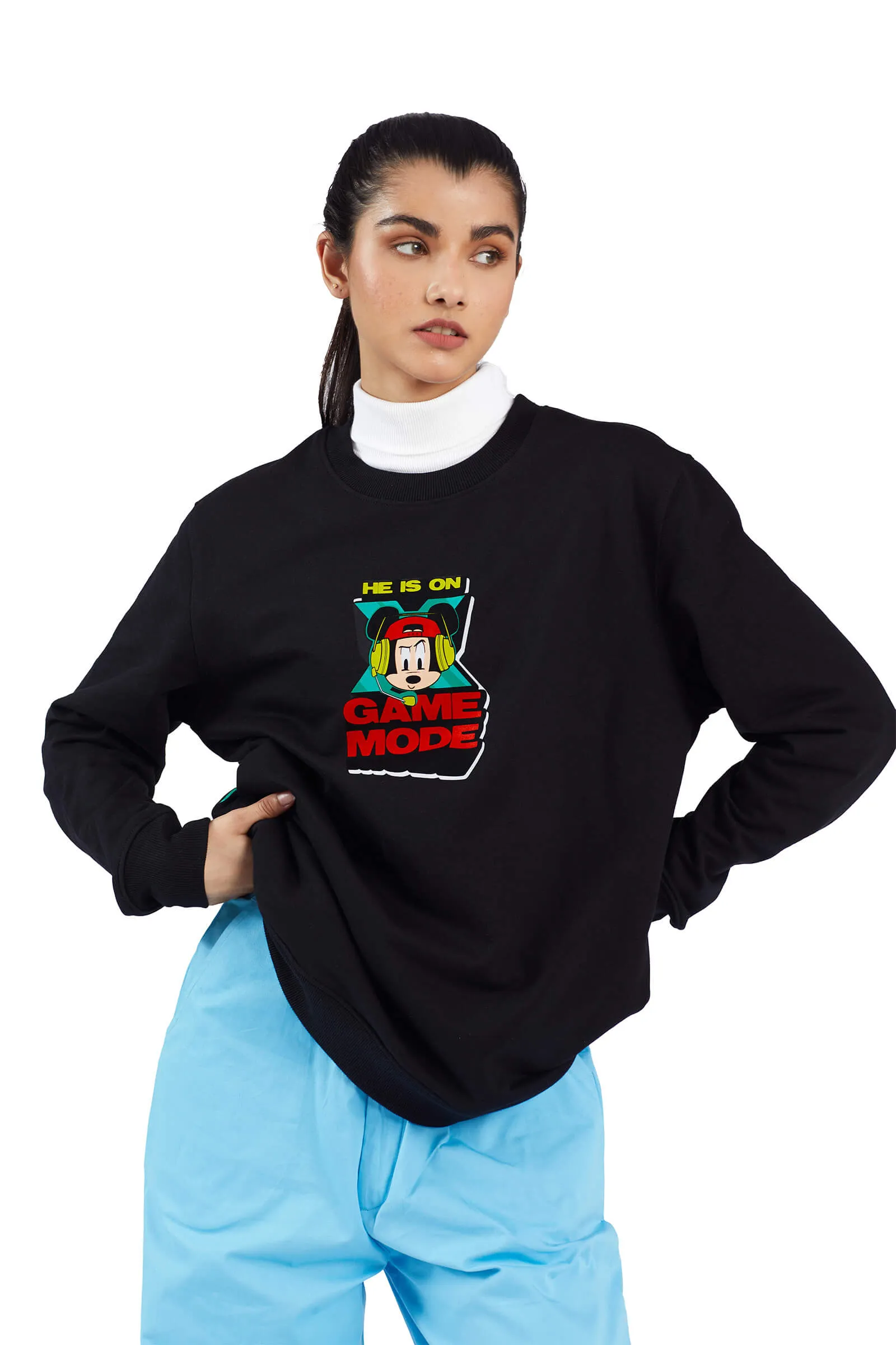 X Game Mode Oversized Sweatshirt