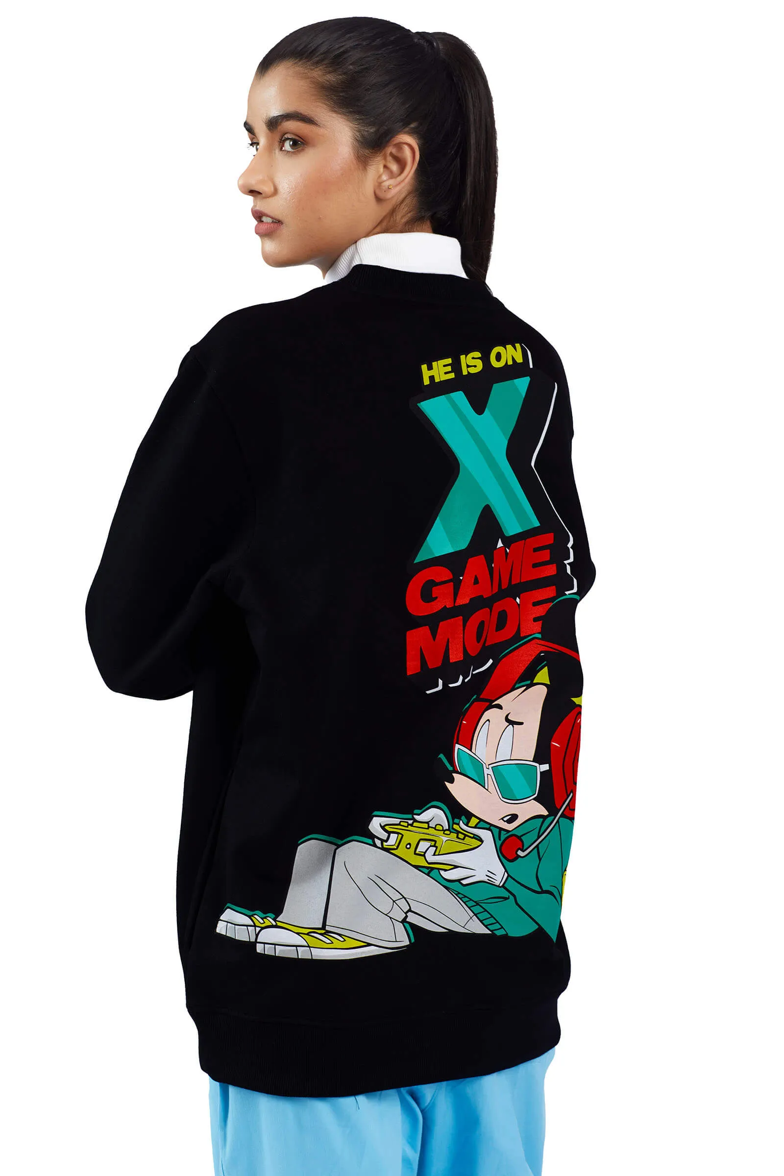 X Game Mode Oversized Sweatshirt